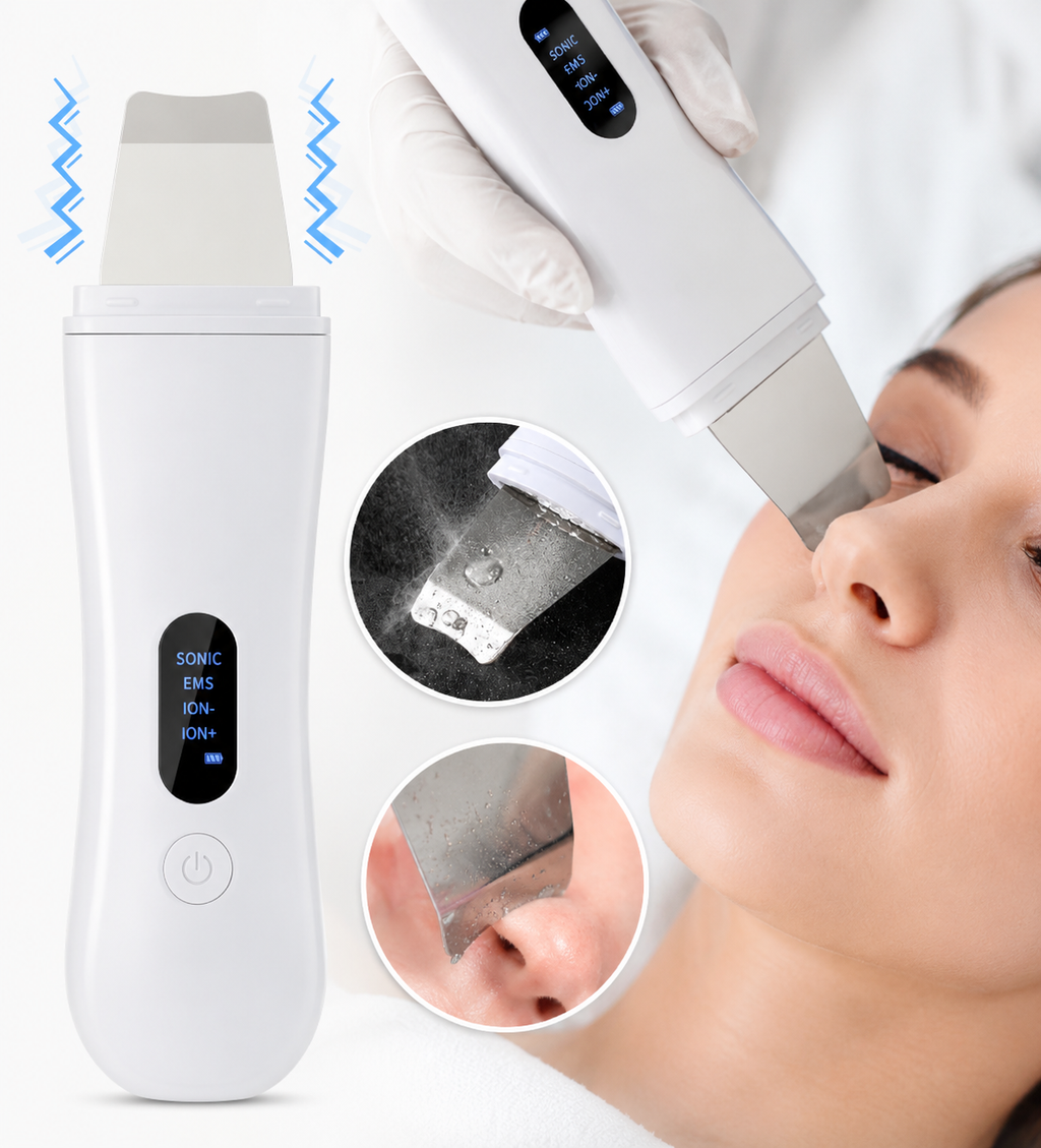Spatule Peeling Ultrasonique • Pureté Éclat